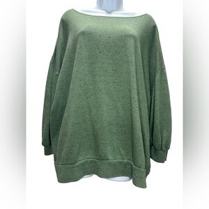 Audrey Oversized Mint Green Sweatshirt